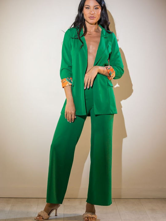 Boutique Γυναικείο Σακάκι Πρασινο