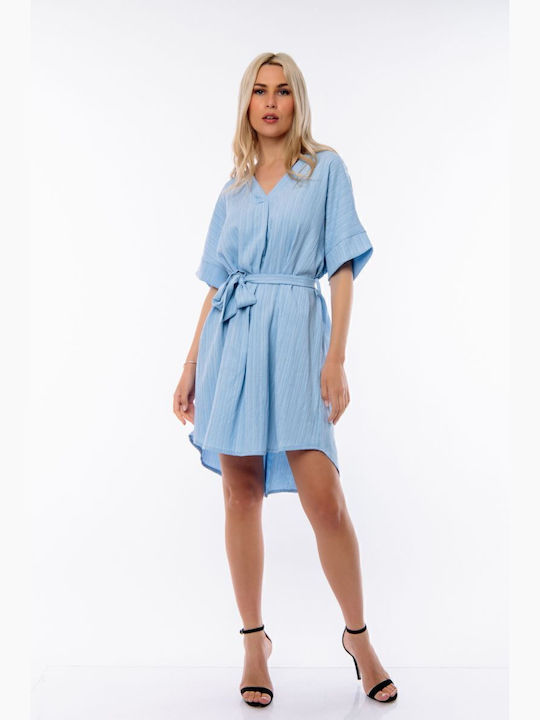 Dress Up Mini Φόρεμα Σιέλ