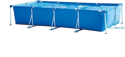 Piscină PVC cu cadru metalic 260x170x61buc