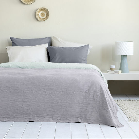 Nima Avana Κουβερλί Μονό Microfiber Light Mint / Gray Lilac 160x240cm