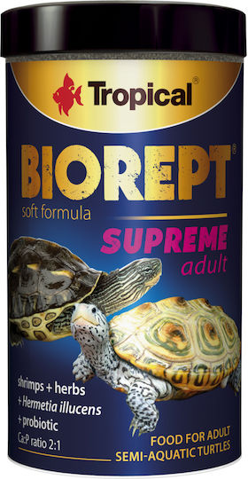 Turtle Food Tropical Biorept Supreme Adult Probiotic Additives 100ml 28g