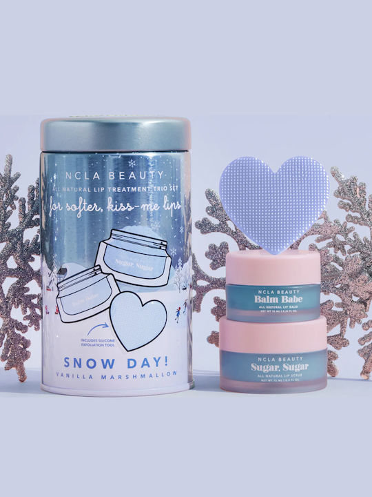 Ncla Beauty Snow Day Lip Treatment Комплект за грижа за кожата за Хидратация & Блясък