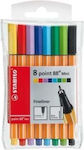 Stabilo Mini Markers 8pcs