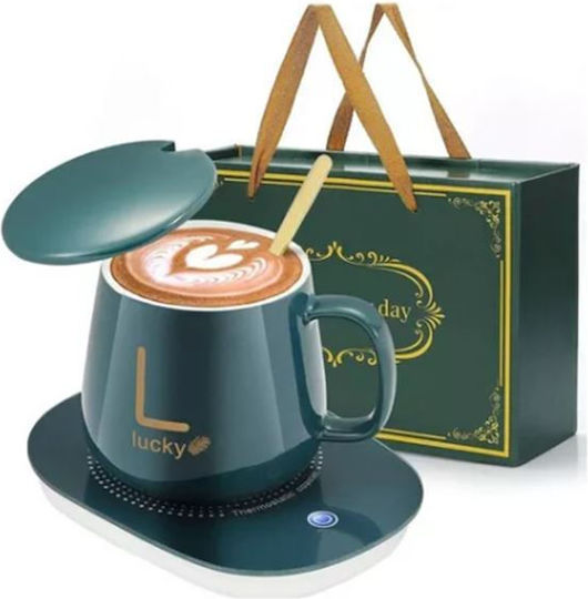 Base Mug Ceramic with Lid Green
