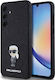 Karl Lagerfeld Fixed Glitter Back Cover Πλαστικό / Σιλικόνης Μαύρο (Galaxy A35)