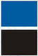 Aquarium Background Two Girls Blue Black 60/30cm