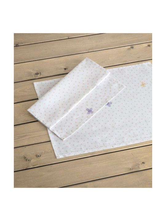 Nima Fabric Placemats Laurel White 50x35cm 2pcs