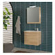 Savvopoulos Blat cu Lavoar cu lumină Lac Lucios Pendant Bathroom Furniture Emily 3 Mdf 50cm: