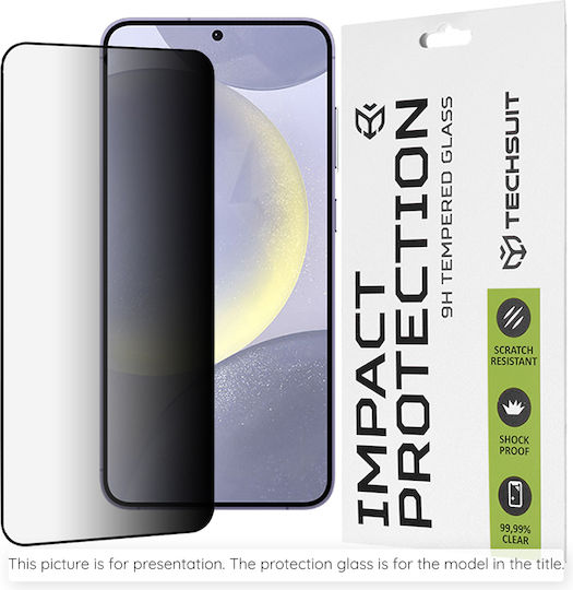 Techsuit Full Glue Privacy Tempered Glass Μαύρο (Redmi Note 13 5G)