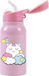 Total Gift Kids Water Bottle Thermos Unicorn 350ml