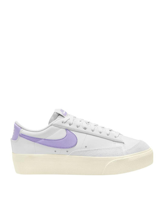 Blazer Low Platform Γυναικεία Sneakers Λευκά