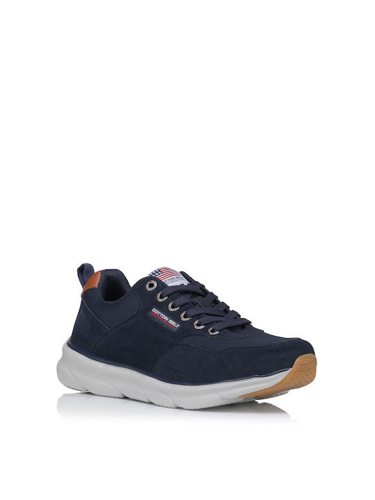 Cotton Belt Sneakers Blue