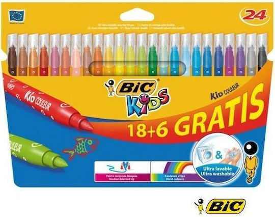 Bic Kids Couleur Markers 24 Colours Bic841803