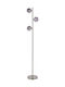 Beliani Floor Lamp Silver