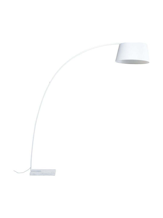 Beliani Floor Lamp White