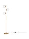 Beliani Floor Lamp H153xW16cm. Gold