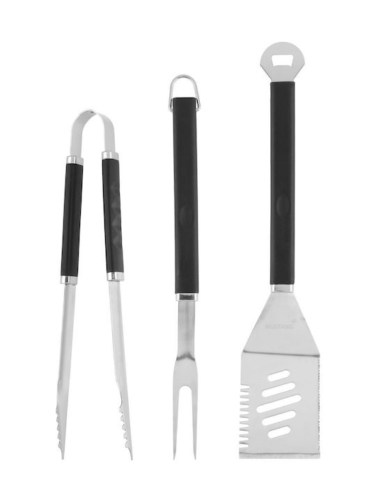 Mustang Set of 3 BBQ Tools