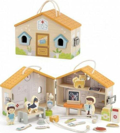 Viga Toys Ξύλινο Κουκλόσπιτο