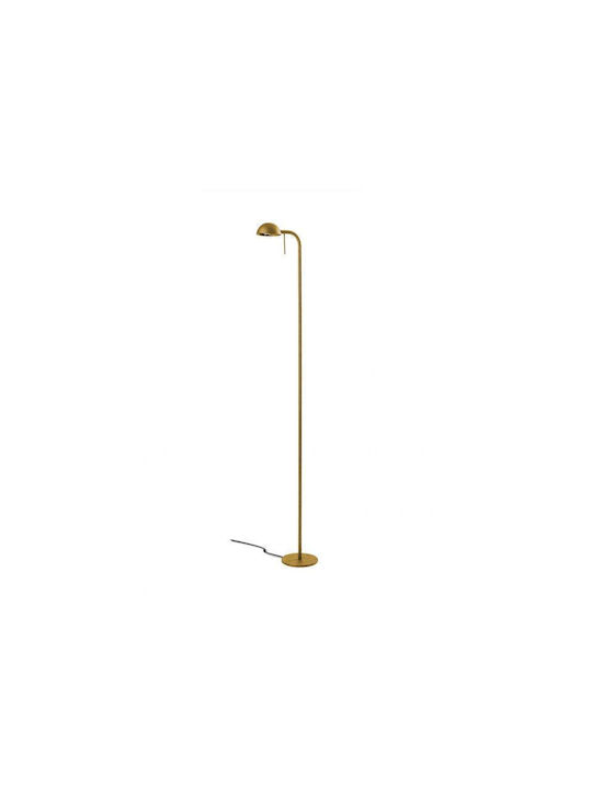 Luma Floor Lamp H140cm. with Socket for Bulb G9 Oxidized Gold