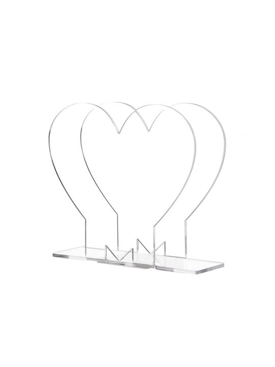 Metallic Napkin Holder Transparent 14x4x12cm