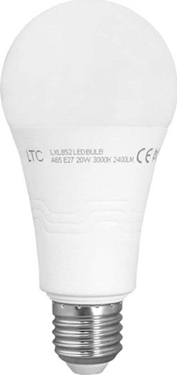 LTC Audio LED крушка 20W за фасунга E27 и форма A65 Хладно бяло 2400лм