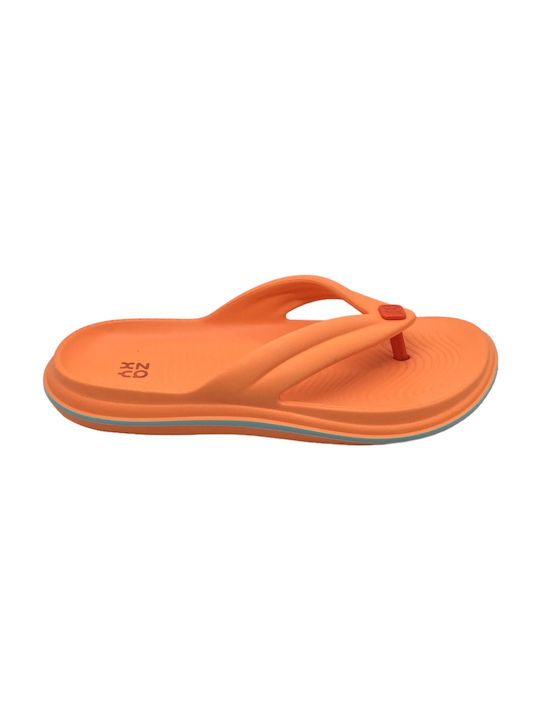 Zaxy 780-23215 Women's Flip Flops Orange