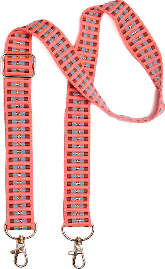 Fluoreszierendes Pinkes Handyhülle Band 1549 25 3 2.5cm Gold Metallic Verstellbares Set 90cm