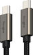 Ringke USB 2.0 Cable USB-C male - USB-C 60W PD Μαύρο 0.5m