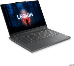 Lenovo Legion Slim 5 14APH8 14.5" OLED 120Hz (Ryzen 7-7840HS/32GB/1TB SSD/GeForce RTX 4060/W11 Acasă) Furtună gri (Tastatură US)