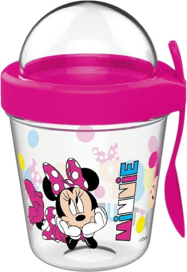 Disney Minnie Пластмасово детско сетче за храна Minnie 0.35лт