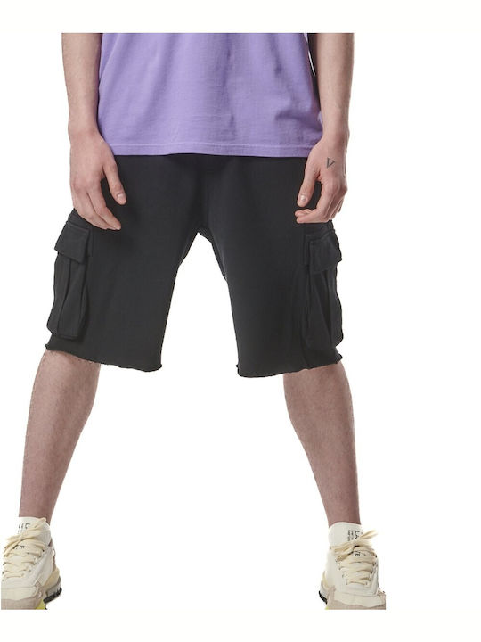 Body Action Herrenshorts Cargo Schwarz