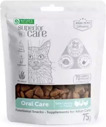 Snack Oral pentru îngrijirea orală a câinilor Nature's Protection Superior Care Poultry 75gr
