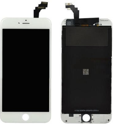 Екран със Сензорен Механизъм за iPhone 6 Plus (Бял)