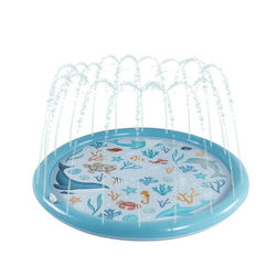 Kleines holländisches aufblasbares Spielmatte Sprinkler Ocean Dreams Blau 150 cm