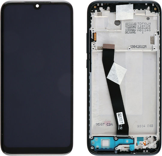 Xiaomi Screen with Touch Mechanism and Frame for Xiaomi Redmi 7 (Black)