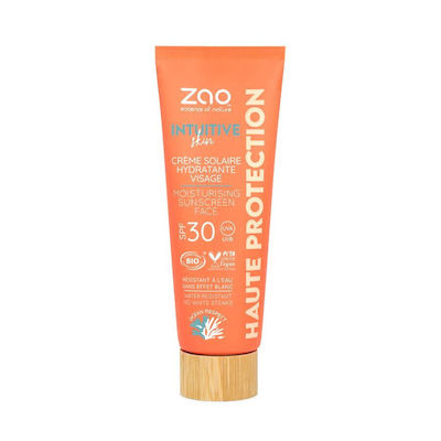 Zao Organic Makeup Intuitive Skin Waterproof Sunscreen Cream Face SPF30 50ml