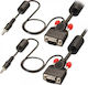 Lindy Cable VGA male - VGA male Μαύρο 10m (37303)