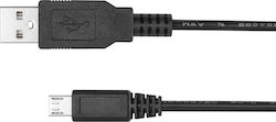 Kruger & Matz KM0359 Reguläres Micro-USB-Kabel USB 2.0 Länge 1m Schwarz
