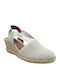 Serraje Women's Platform Espadrilles White