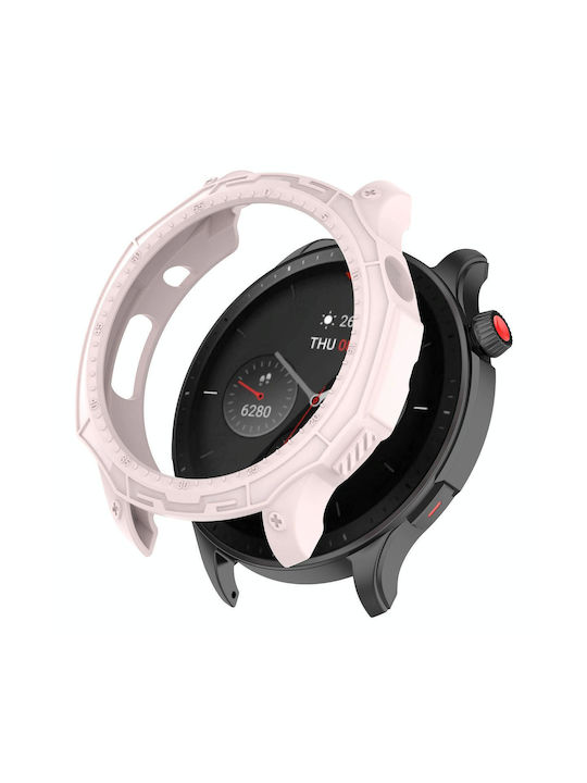 Amazfit Gtr 4 Gtr 4 Pro Armor Hollow Tpu Watch Case Light Pink