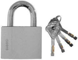 Modeco Aluminium Padlock Brass with Key 40mm 1pcs