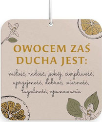 Szaron Cartelă Aromatică Suspendata Mașină Lămâie 1buc