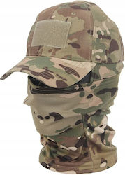 Hanorac Militar cu Glugă Moro Masca Militară Asg Universal