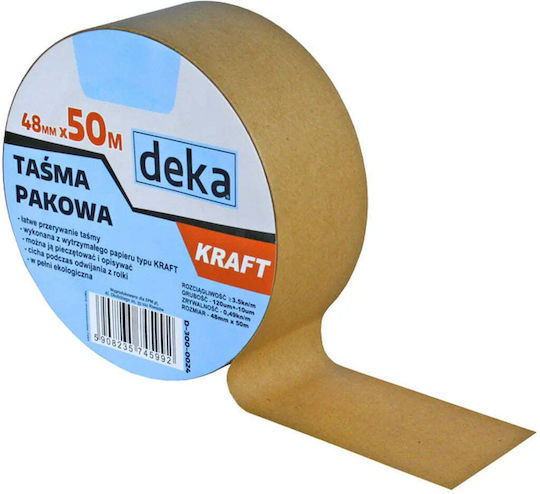 Deka Silent Packaging Film 48mm x 50m Brown