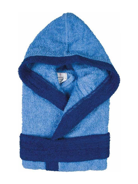 Flamingo Halat de Baie pentru Copii Blue/silver cu Glugă