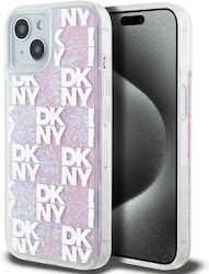 DKNY Liquid Glitter Checkered Pattern Roz (iPhone 13)