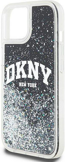 DKNY Liquid Back Cover Πλαστικό / Σιλικόνης Μαύρο (iPhone 12 / 12 Pro)