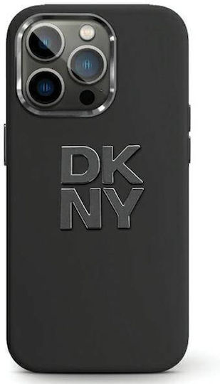 DKNY Liquid Back Cover Plastic / Silicon Negru (iPhone 13)