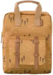 Fresk School Bag Backpack in Yellow color