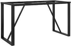 vidaXL Table Stand made of Cast Iron Black 140x60x73cm